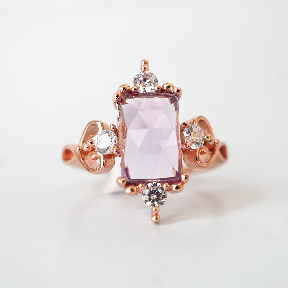 Cathedral Amethyst Ring