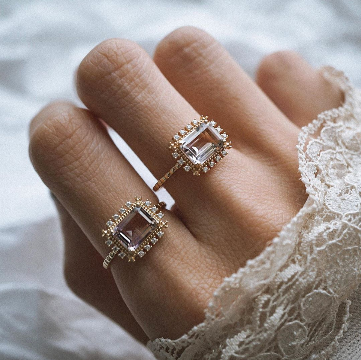 Tourmaline Versaille Ring