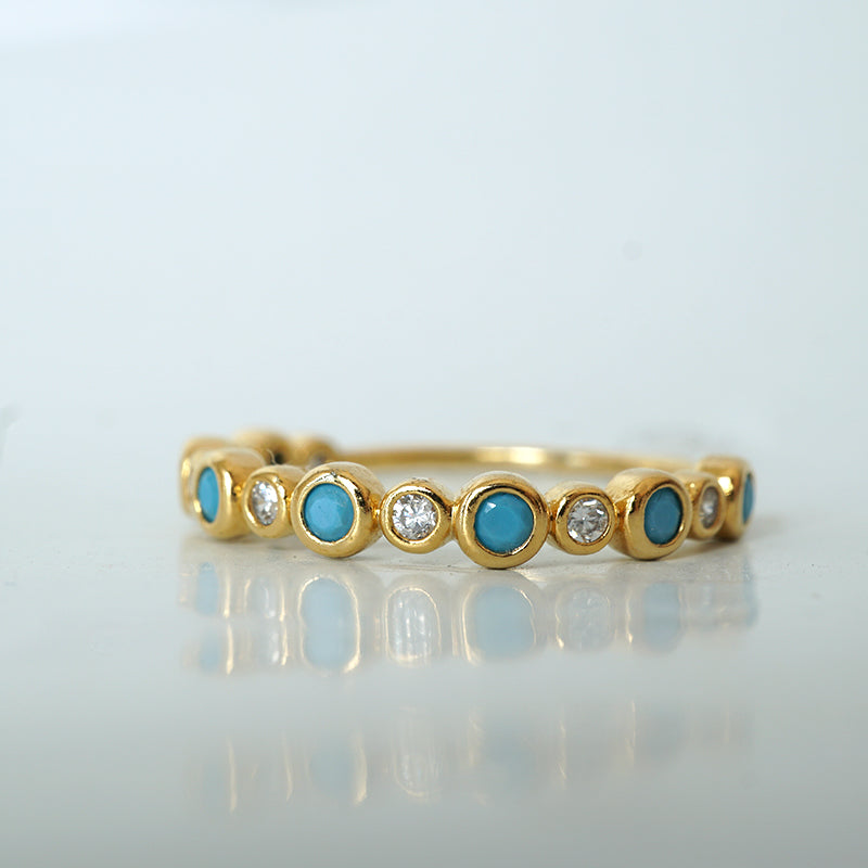 Turquoise Bezel Ring
