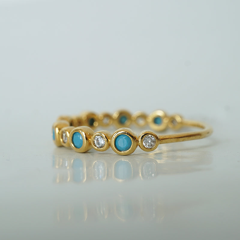 Turquoise Bezel Ring